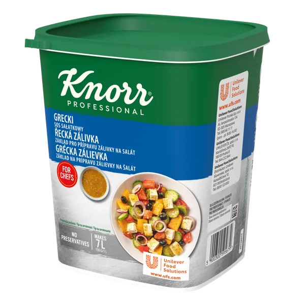 Salātu mērce Grieķu KNORR Professional, sausā veidā, 700g