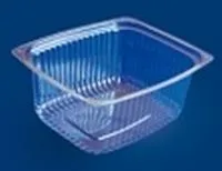 Salātu trauki ar vāciņu, 1000 ml, 19 x 16,5 cm, H 6,5  cm, 0.9kg, 50gab OPS