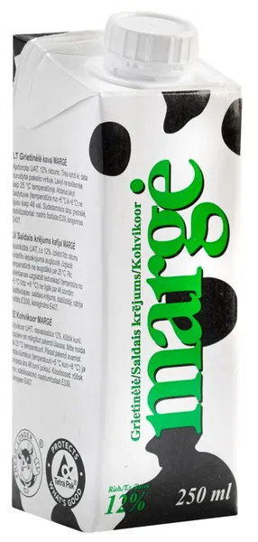Saldais krējums Marge 12% 0.25 l