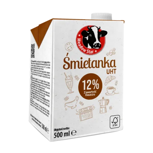 Saldais krējums Meadow Star UHT 12% 500ml