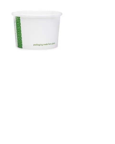 Saldējuma trauks ar PLA pārklājumu, 180ml, 90-sērija, 0.3125kg, 50gab