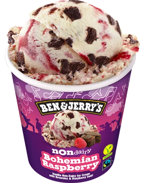 Saldējums B&J Bohemian Raspberry 465ml/403g