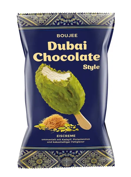 Saldējums BOUJEE Dubaijas šokolādes, 55g