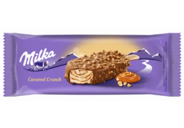 Saldējums MILKA Caramel Crunch, 90ml