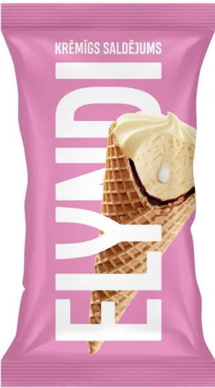 Saldējums ZEMNIEKU & ELYNDI cepumu - iebiezinātā piena, 200ml/110g