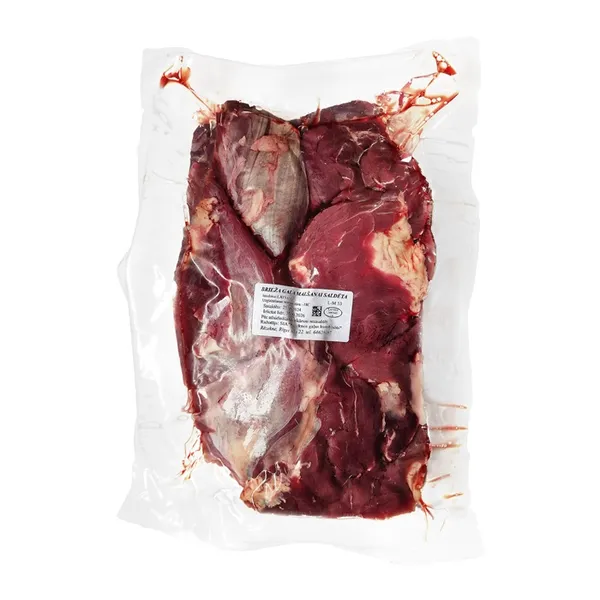 Saldēta brieža gaļas trimmings, vakuumā, ~2.5kg