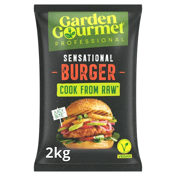 Saldēta burgerkotletes uz sojas bāzes  GARDEN GOURMET, 2 kg