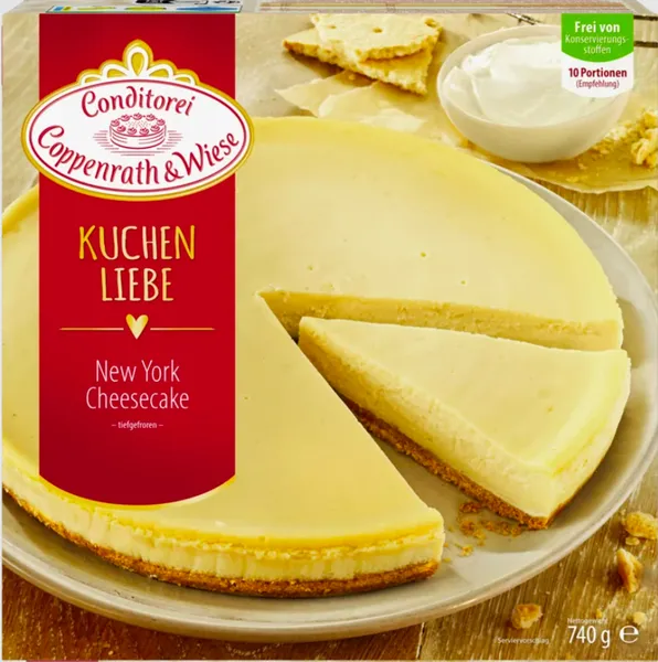 Saldēta New Yourk stila siera kūka CONDITOREI COPPENRATH & WIESE,740g