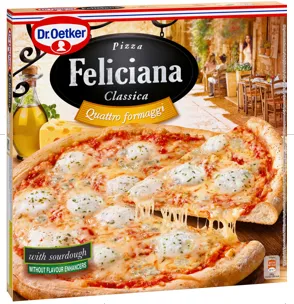 Saldēta pica Feliciana ar četru veidu sieriem 325 g