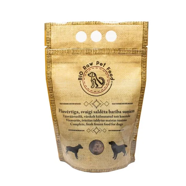 Saldēta pilnvērtīga barība suņiem LG, gaļas bumbiņas ar jēru, 500g