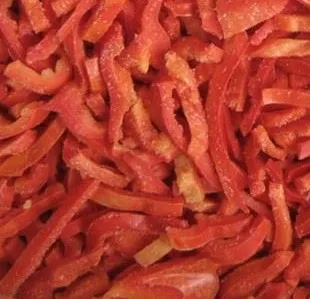 Saldēta sarkanā paprika, šķēlēs, 2,5 kg