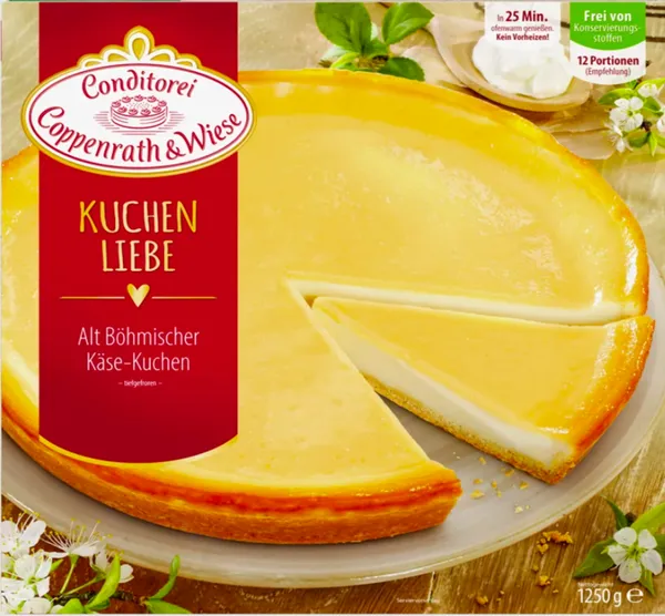 Saldēta siera kūka CONDITOREI COPPENRATH & WIESE, 1250g