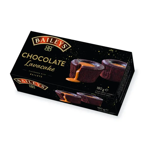 Saldēta šokolādes lavas kūka BELDESSERT ar Baileys liķieri 2x90g
