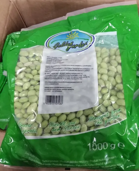 Saldētas Edamame pupiņas GOLDEN GARDEN, lobītas, 1kg IQF