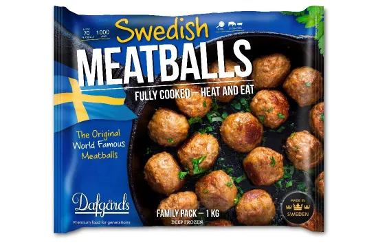 Saldētas gaļas bumbiņas SWEDISH MEATBALLS, 1kg