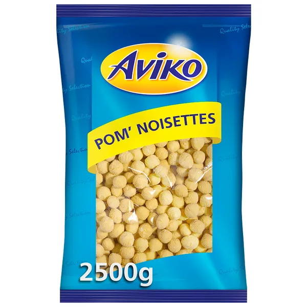Saldētas kartupeļu bumbiņas Pom' Noisettes AVIKO, 2,5 kg
