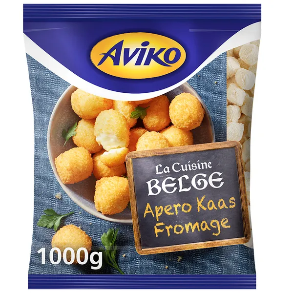 Saldētas siera bumbiņas La Cuisine Belge Apero AVIKO 1kg