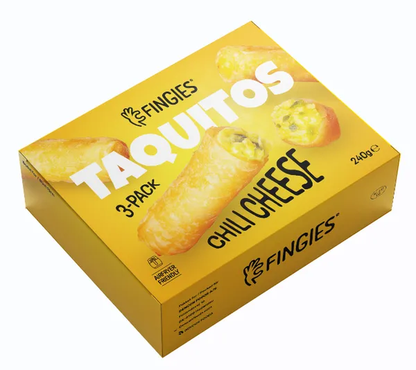 Saldētas tortiljas TAQUITOS ar sieru un čilli, 3 x 80g