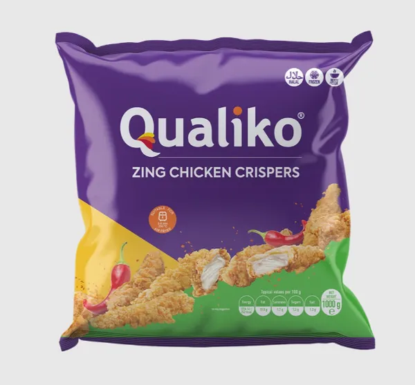 Saldētas vistu strēmelītes panējumā QUALIKO, pikantas, 1kg