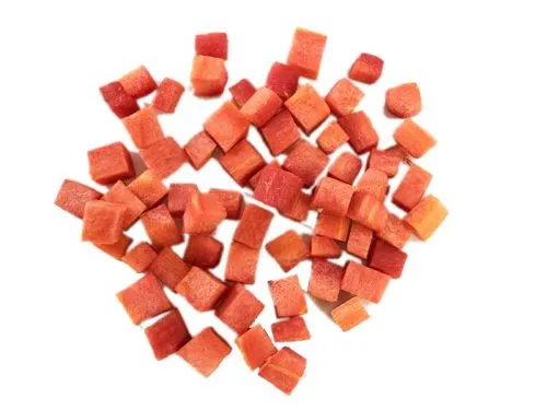 Saldēti burkāni, kubiņos, 2,5 kg