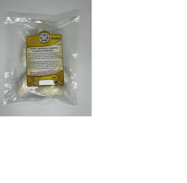 Saldēti cepelīni ar gaļas pildījumu, vārīti, 500g