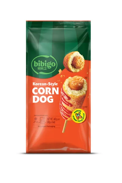 Saldēti "Corn Dog" korejiešu stilā BIBIGO, 240g