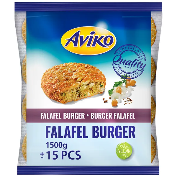 Saldēti Falafel burgeri Aviko 1,5kg