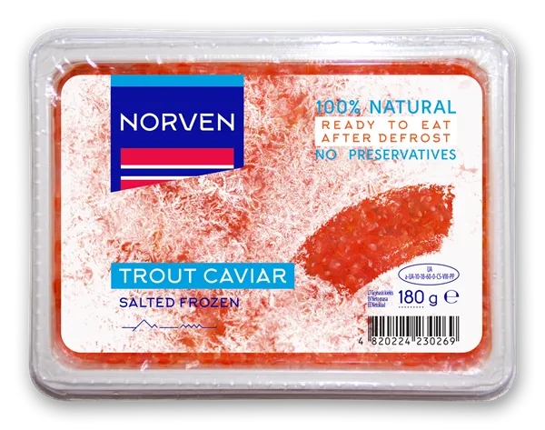 Saldēti foreļu ikri sālīti 180 g, NORVEN