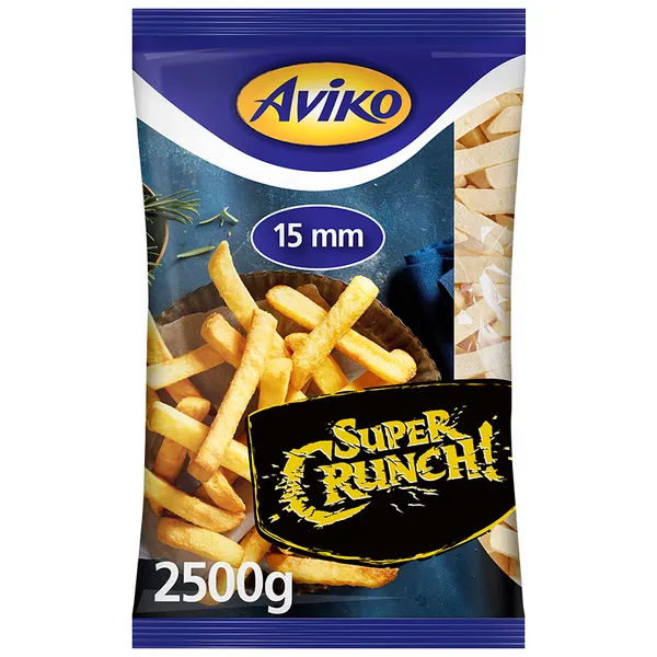 Saldēti frī kartupeļi  Supercrunch 15mm Aviko 2,5kg