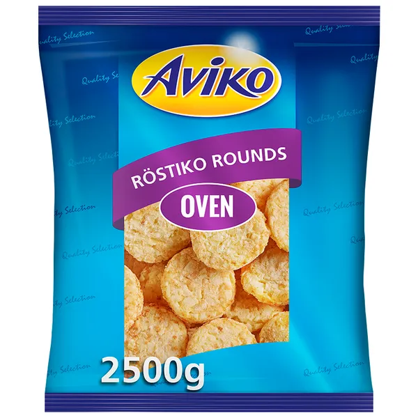 Saldēti kartupeļu riņķīši Rostiko Rounds Aviko 2,5kg