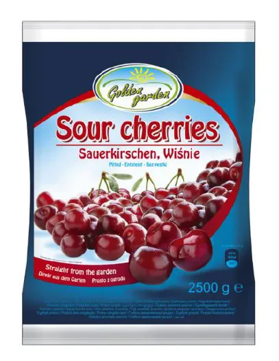 Saldēti ķirši GOLDEN GARDEN bez kauliņiem, 2.5kg  IQF