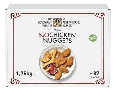 Saldēti nageti vegānie THE VEGETARIAN BUTCHER, ~ 87 gab, 1.75kg