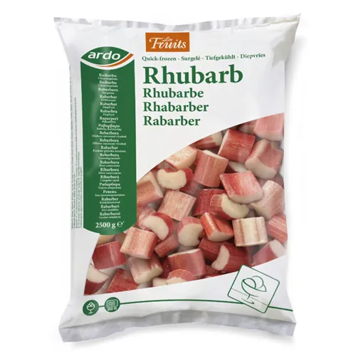 Saldēti rabarberi ARDO, šķēlēs, 16mm, 2.5kg
