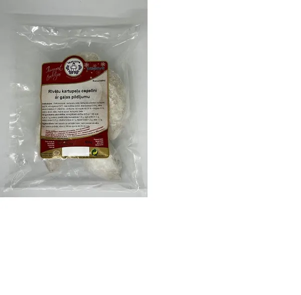 Saldēti rīvētu kartupeļu cepelīni ar gaļas pildījumu, 600g