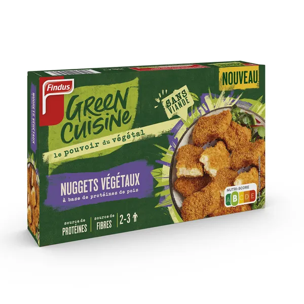 Saldēti vegāniskie steiki Nuggets vegetaux, FINDUS, 250g