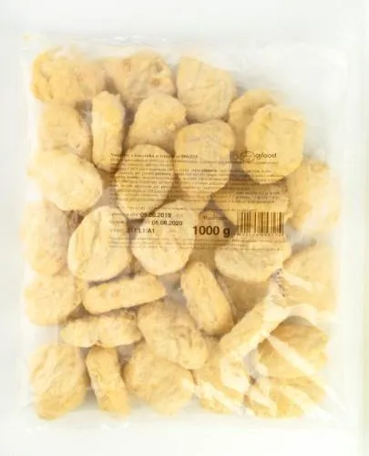 Saldēti vistas filejas nageti AJ FOOD panējumā tempura , 1kg