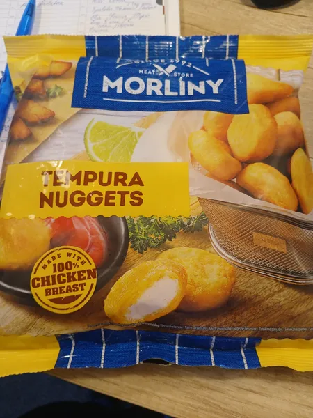 Saldēti vistas nageti MORLINY, Tempura, 1kg
