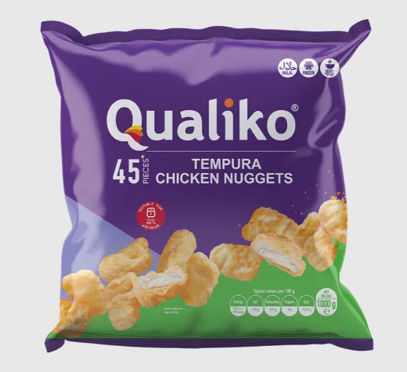 Saldēti vistas nageti tempurā QUALIKO, 1kg