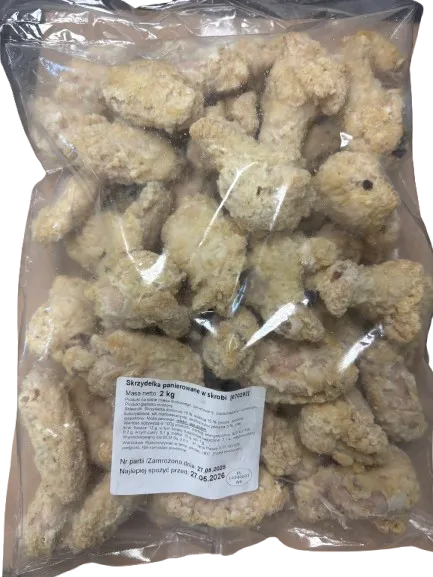 Saldēti vistu spārniņi, panējumā, 2kg x 5gab, 10 kg