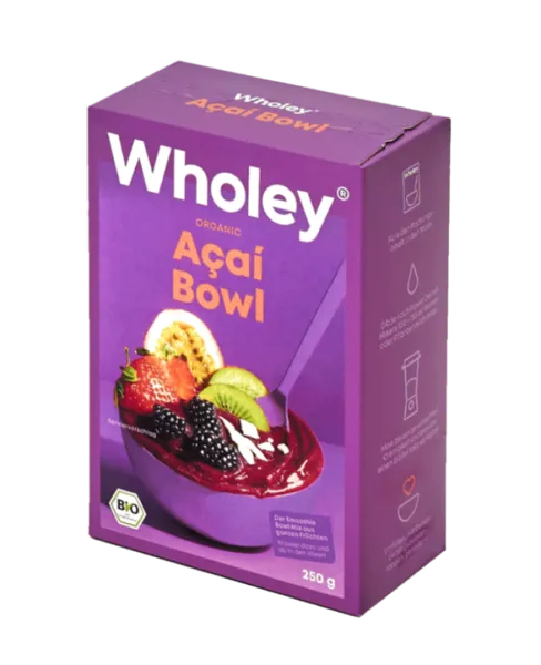 Saldēts biezenis WHOLEY Acai Bowl, 250g