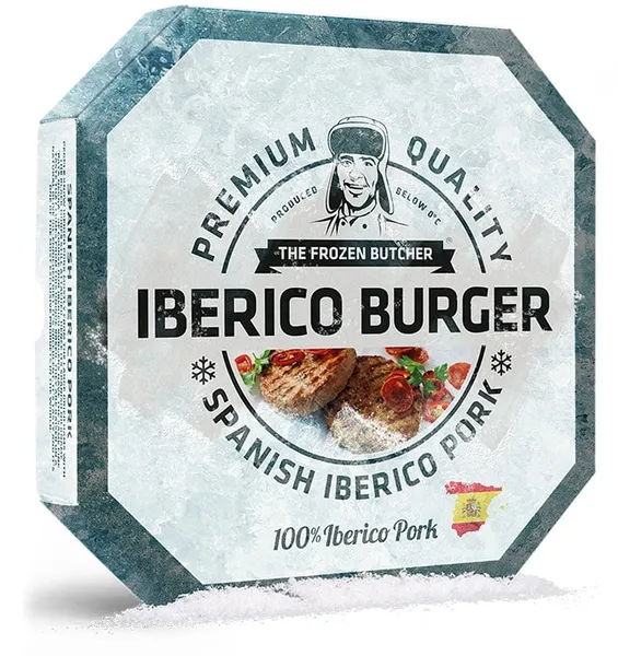 Saldēts cūkgaļas burgers IBERICO 2x125g
