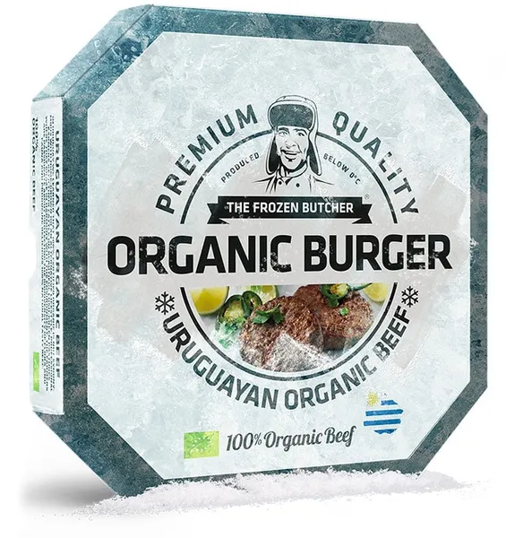 Saldēts liellopa burgers ORGANIC, 2 x 125g