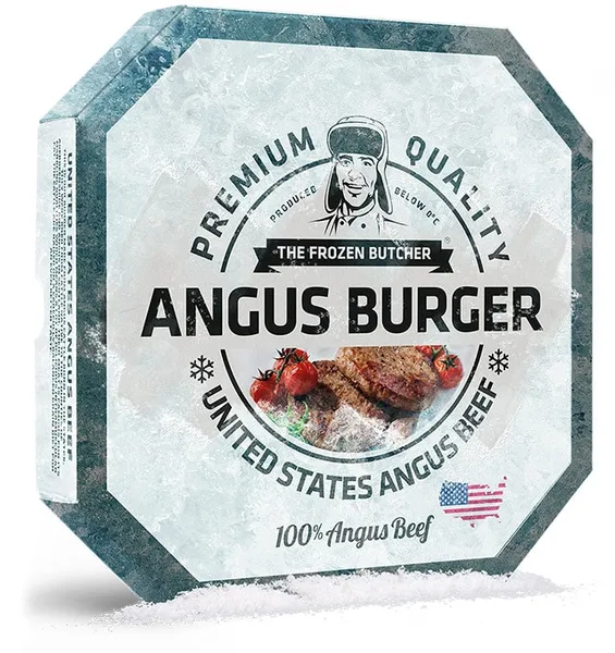 Saldēts liellopu burgers ANGUS 2x125g