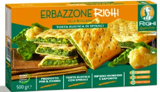 Saldēts sāļais pīrāgs "Erbazzone" SFOGLIO TORINO, ar spinātiem, 500g