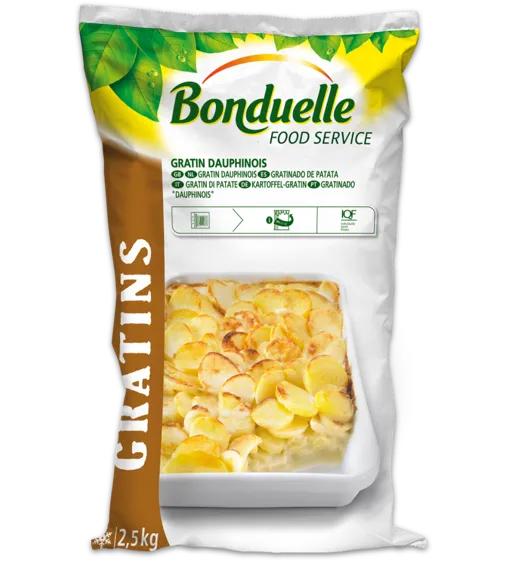 Saldēts vārītu kartupeļu gratēns BONDUELLE, 2.5kg