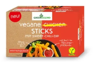 Saldēts vegānu "cāļa" nūjiņas, 300g