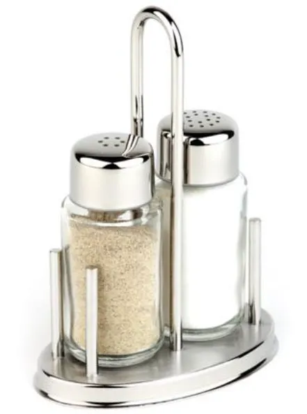 Sāls un piparu trauciņš, 10,5x6.5x16cm (LIETOTS) 1gab