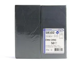 Salvetes CHIC Cutlery Airlaid, 39x40 cm, melnas 390, 50 gab.