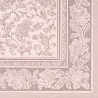 Salvetes ORNAMENTS, 40 x 40 cm, mokka, 50 gab