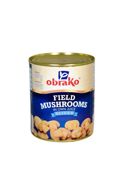 Šampinjoni savā sulā, griezti OBRAKO, 850ml